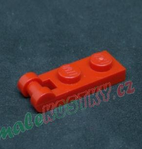 Lego destička speciální 1x2 - červená