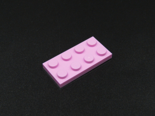 Lego destička 2x4 jasně růžová