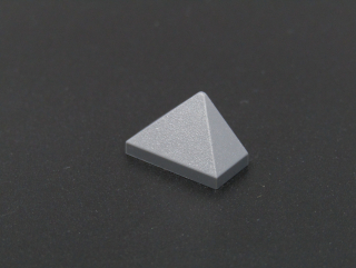 LEGO® šikmá kostička - stříška 1x2 - tmavě šedá - dark bluish gray