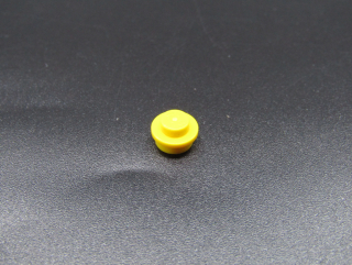 Lego kulatá destička 1x1 - žlutá