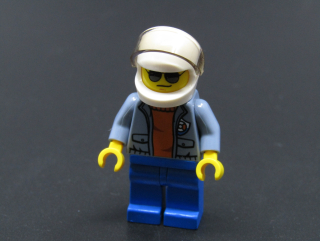 Lego figurka city - pilot vrtulníku