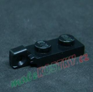 Lego destička speciální 1x2 - pant - černá