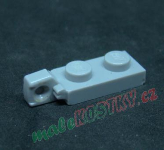 Lego destička speciální 1x2 - pant - světle šedá - light bluish gray