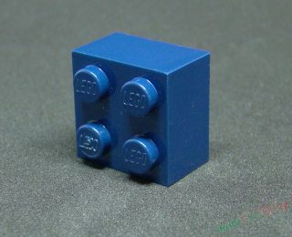 Lego kostička 2x2 tmavě modrá 