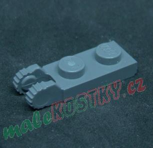Lego destička speciální 1x2 - tmavě šedá - dark bluish gray
