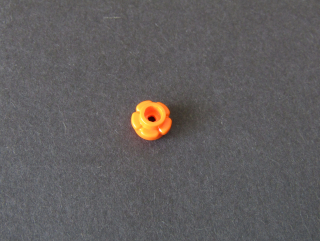 Lego květ 1x1 - oranžový