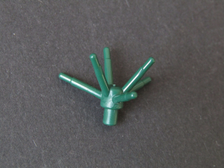 Lego kytka - stonek - tmavě zelený