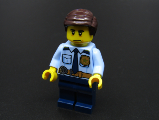 Lego city figurka - policista Tom Bennett