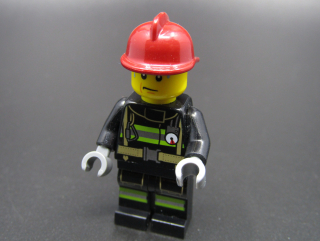 Lego city figurka - hasič - PRASKLÉ RUCE