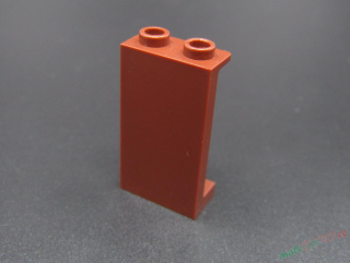 Lego Panel 1 x 2 x 3 - hnědý - reddish brown