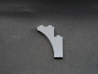 Lego oblouk - klenba - světle šedá - light bluish gray