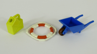 Playmobil kanystr, kruh a kolečka