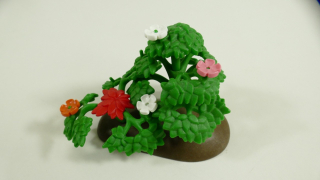 Playmobil podložka se zelení a květinami