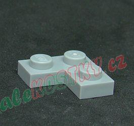 Lego destička rohová 2x2 světle šedá - light bluish gray