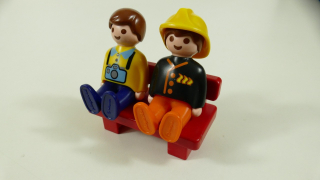Playmobil lavička s figurkami