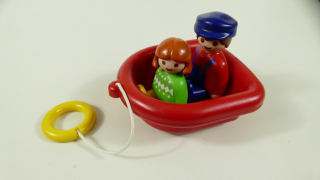 Playmobil člun s figurkami