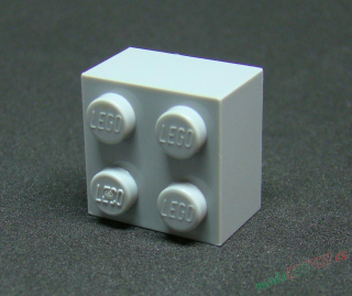 Lego kostička 2x2 šedá - light gray