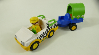 Playmobil autíčko safari s vozíkem