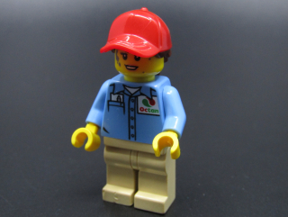 Lego city figurka - pracovnice letiště