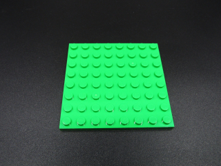 Lego destička 8x8 jasně zelená