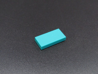 Lego destička hladká 1x2 jasně světle oranžová