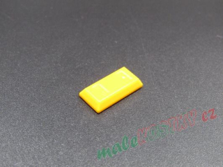 Lego cihlička 1x2 - jasně světle oranžová