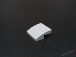 Lego destička zaoblená 2x2 - světle šedá - light bluish gray