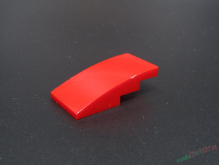 LEGO® zaoblená destička 4x2 - červená