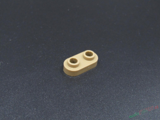 Lego destička speciální zaoblená 1x2 - béžová