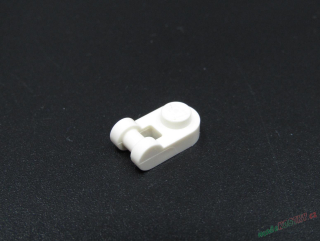 Lego destička speciální 1x1 - bílá