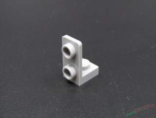Lego destička - konzola - 1 x 1 - 1 x 2 Inverted - světle šedá - light bluish gray