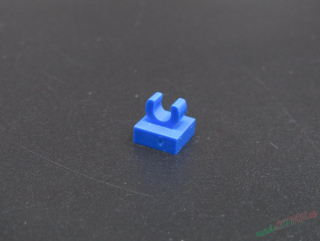 Lego speciální kostička s klipem 1x1 - modrá