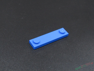 Lego destička speciální s nopy 1x4 - modrá
