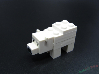 Lego Minecraft - polární medvěd - baby
