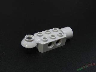 Lego Technic kostička s kloubem 2x3 - světle šedá - light bluish gray