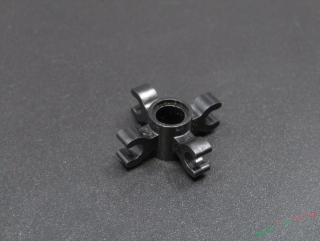 Lego Technic spojka kulatá se 4 klipy - černá