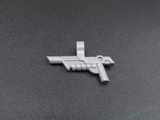 Lego zbraň - blaster s klipem - tmavě šedý - dark bluish gray - NOVÁ
