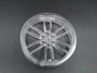 Lego® kolo - 75mm D. x 17mm - průhledné