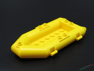 Lego člun - raft - žlutý
