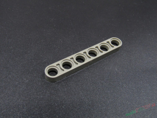 Lego Technic rameno tenké - 1x6 - tmavě šedé - dark gray