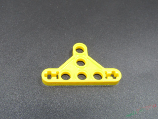 Lego Technic rameno trojúhelníkové - žluté