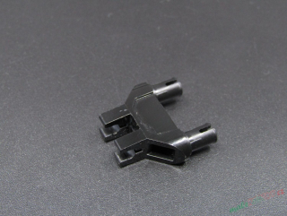Lego Technic spojka 1x3 s klipy - černá