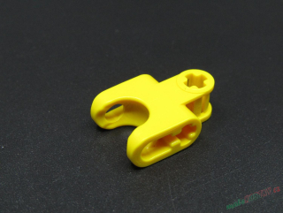 Lego Technic spojka 2x3 - žlutá