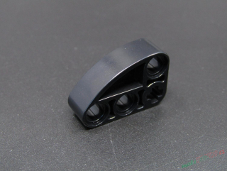Lego Technic rameno - elipsa "L" 2x3 - černé