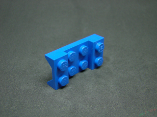 Lego blatník oblouk modrý 2x4