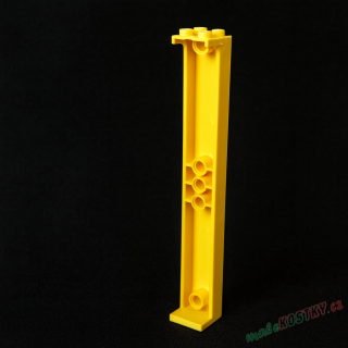 Lego podpěra 2 x 2 x 13 - žlutá