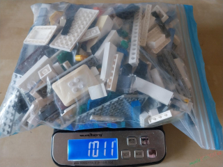 LEGO® MIX II. JAKOST - poškozené, zašlé, neumyté - 1,0 kg