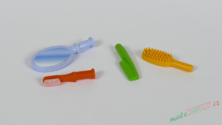 Playmobil zrcátko, kartáček, hřebeny