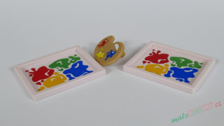 Playmobil paleta a plátna