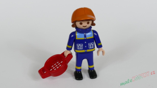 Playmobil figurka se sítkem